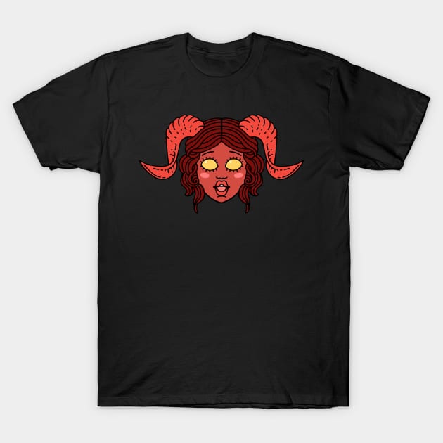 Tiefling T-Shirt by OctoberArts